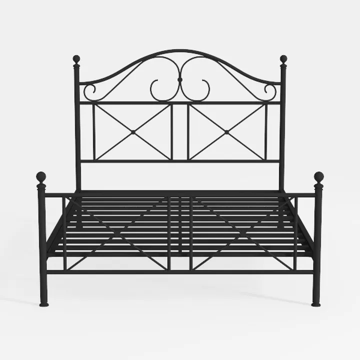 Allewie Queen Size Platform Bed Frame with Vintage