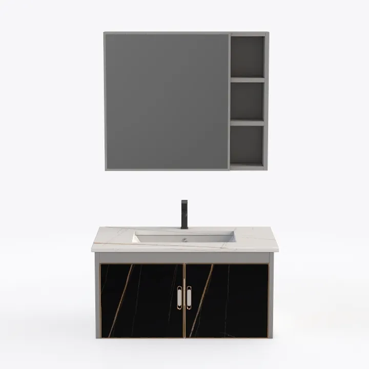36" Floating Bathroom Vanity Set, Modern Wall