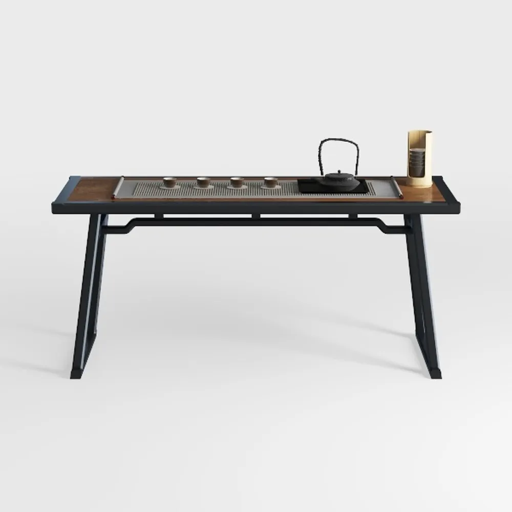 Large Luxury Office Desk, Live Edge Color River