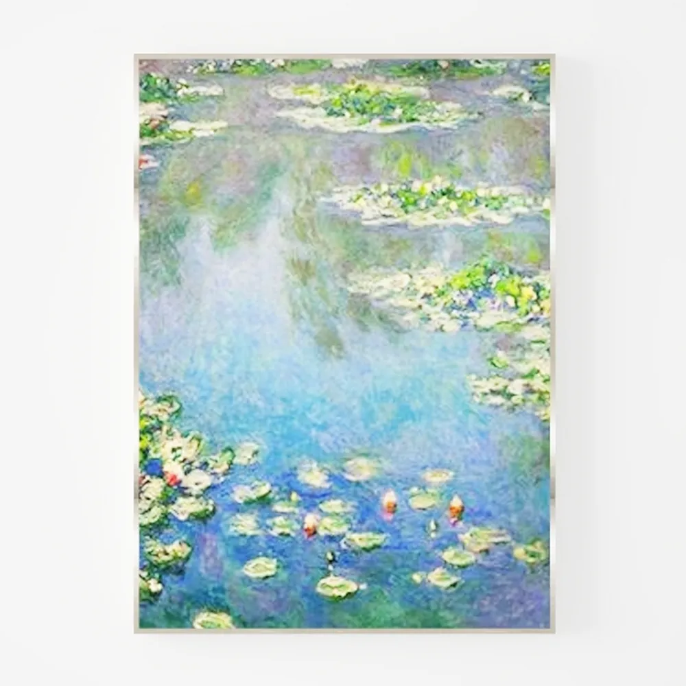 LAIART Blue Floral Wall Art Farmhouse Wall Decor