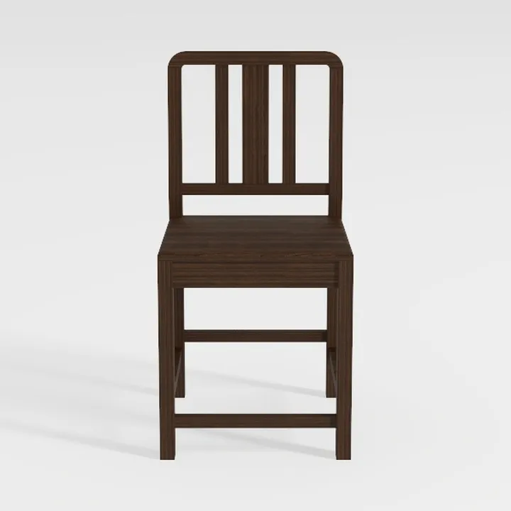 Rustic Counter Height Chair, 2pc, Brown & Gray
