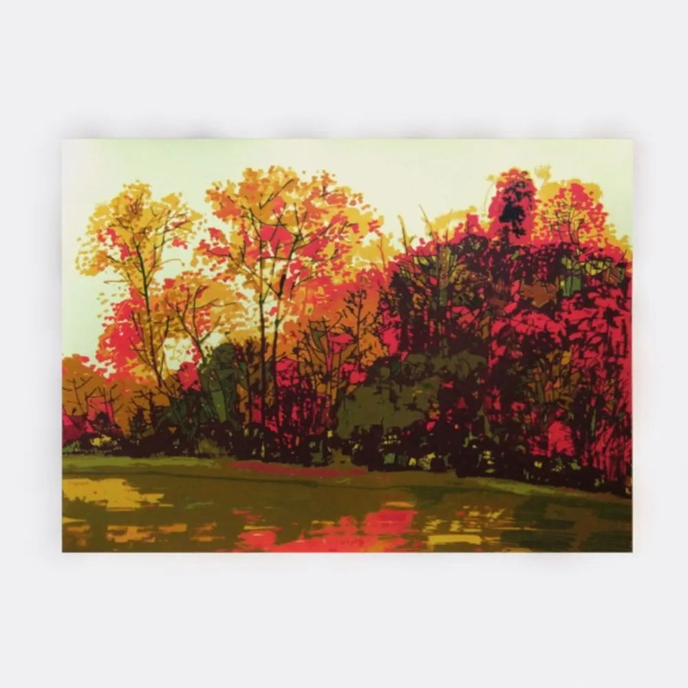 Tree Painting Wall Art Bedroom Yellow Wall