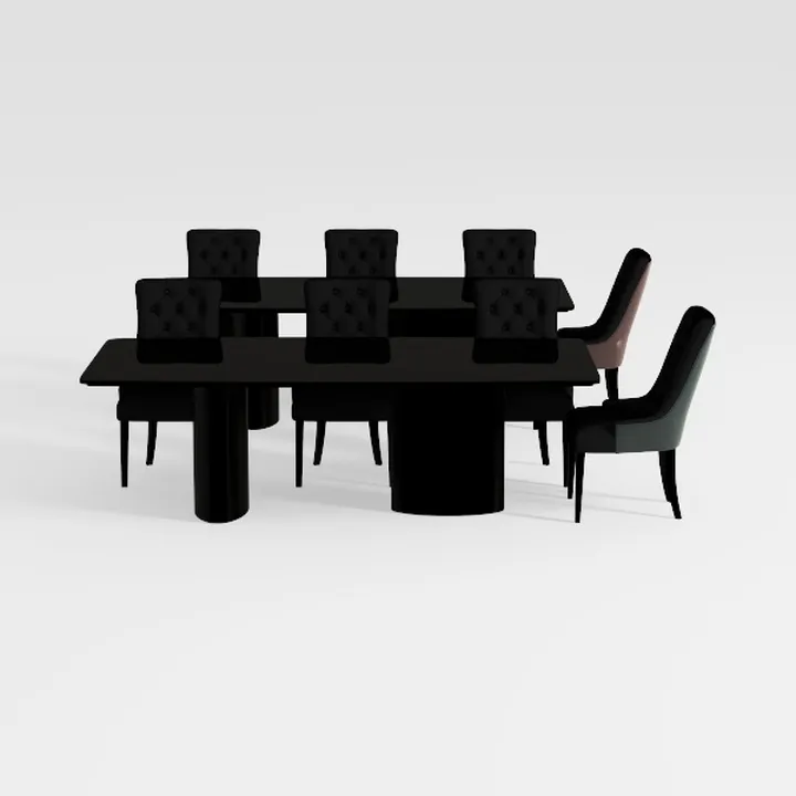 Farmhouse Dining Chairs Set of 6, Linen