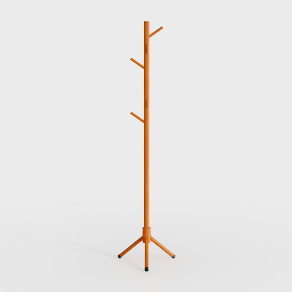 Wood coat rack