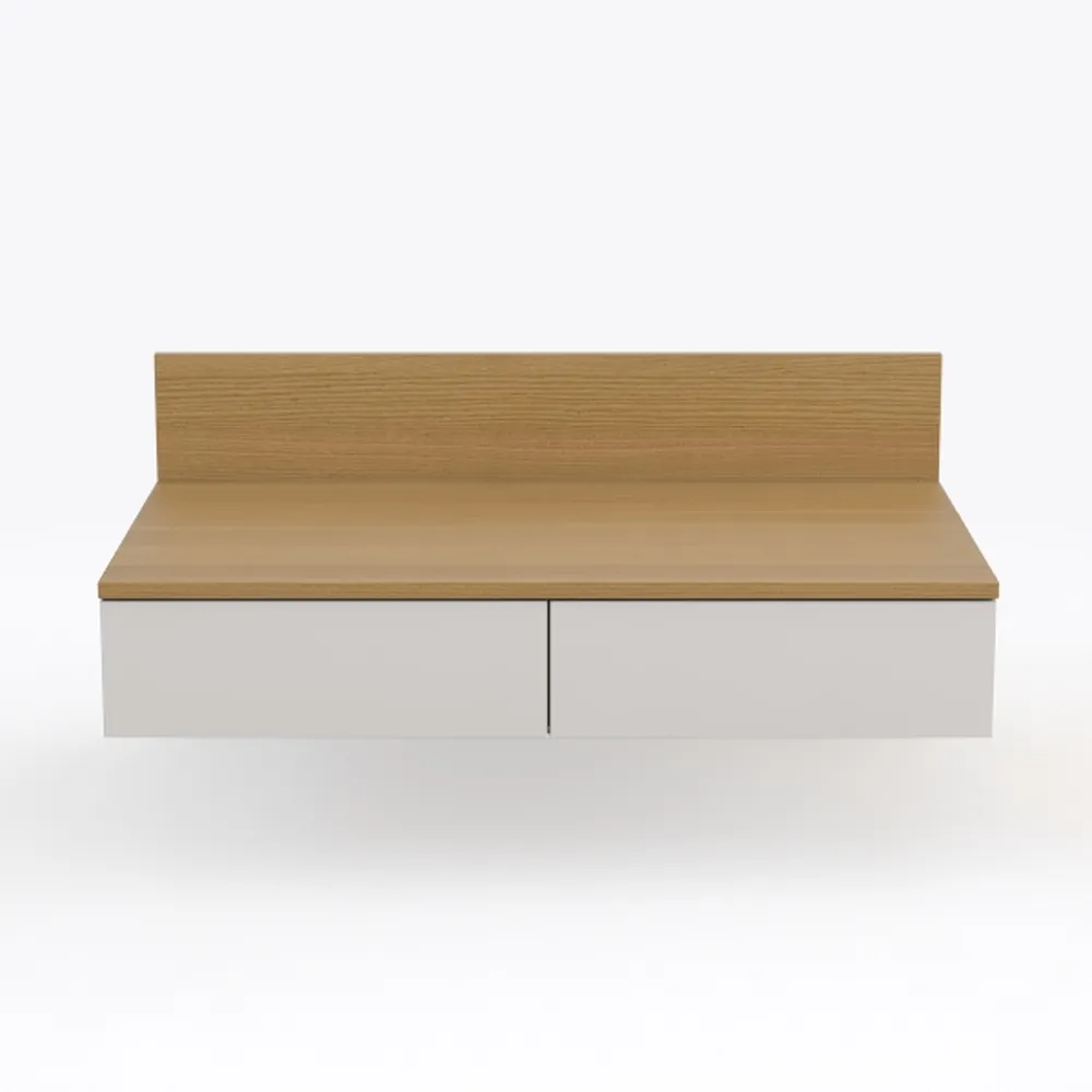 Modway EEI-6312-WHI-NAT Kinetic 49" Wall-Mount Off