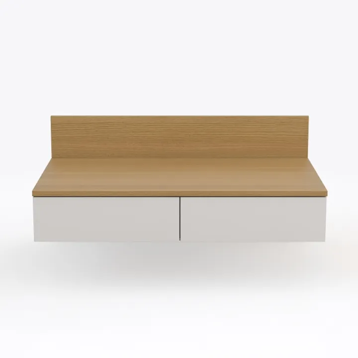 Modway EEI-6312-WHI-NAT Kinetic 49" Wall-Mount Off