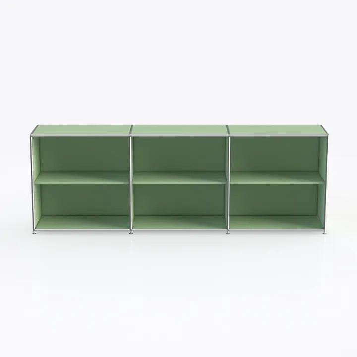 Davea_Bosse storage shelf 2OH 240cm green