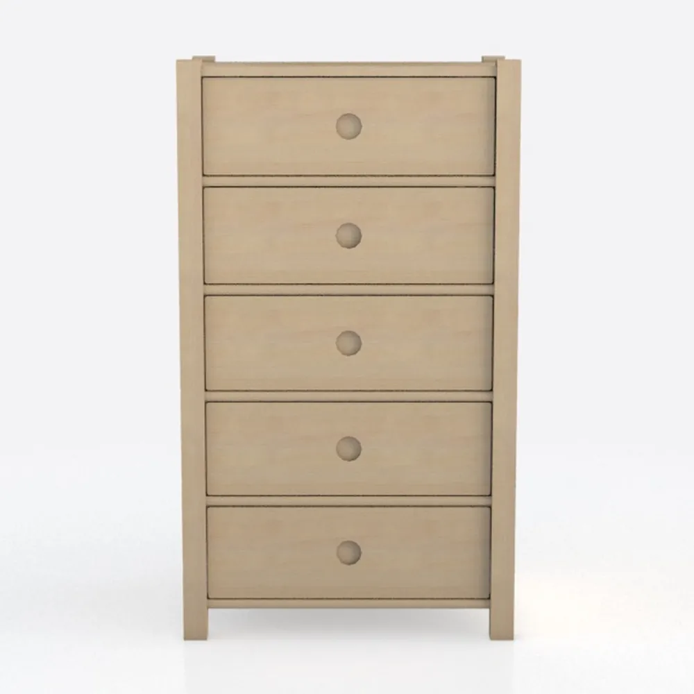 Oak&Sparrow 5 Drawer Tall Dresser for Bedroom, 47'