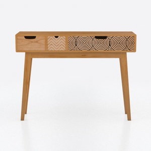 Ampia scrivania per Computer da Ufficio con cassetti, Moderno Tavolo da Gioco angolare per 2, postazione di Lavoro Semplice e Facile da Montare, spazioso Tavolo per PC per L'Ufficio Domestic