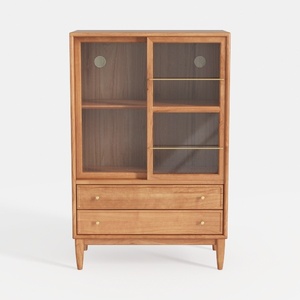 Buffet Sideboard Cabinet with Storage, Bamboo