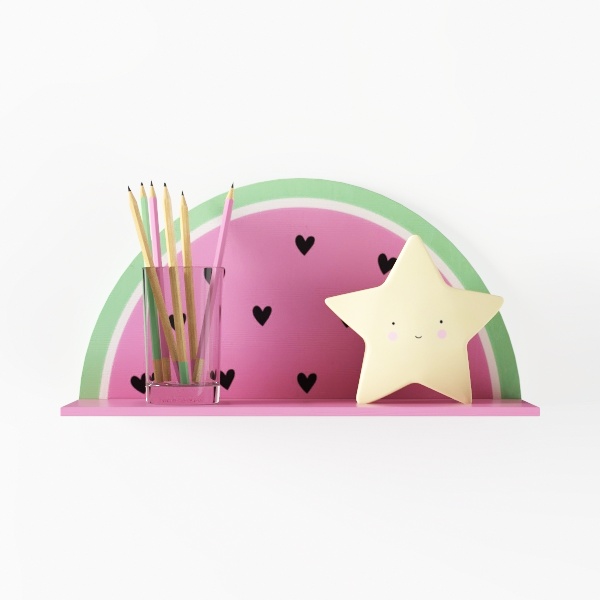 shelf-Rainbow of Colors