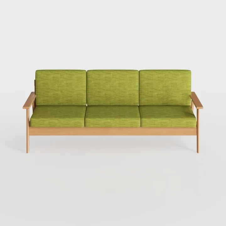 Aluminum Outdoor Couch, Oversized Patio Sofa, 3