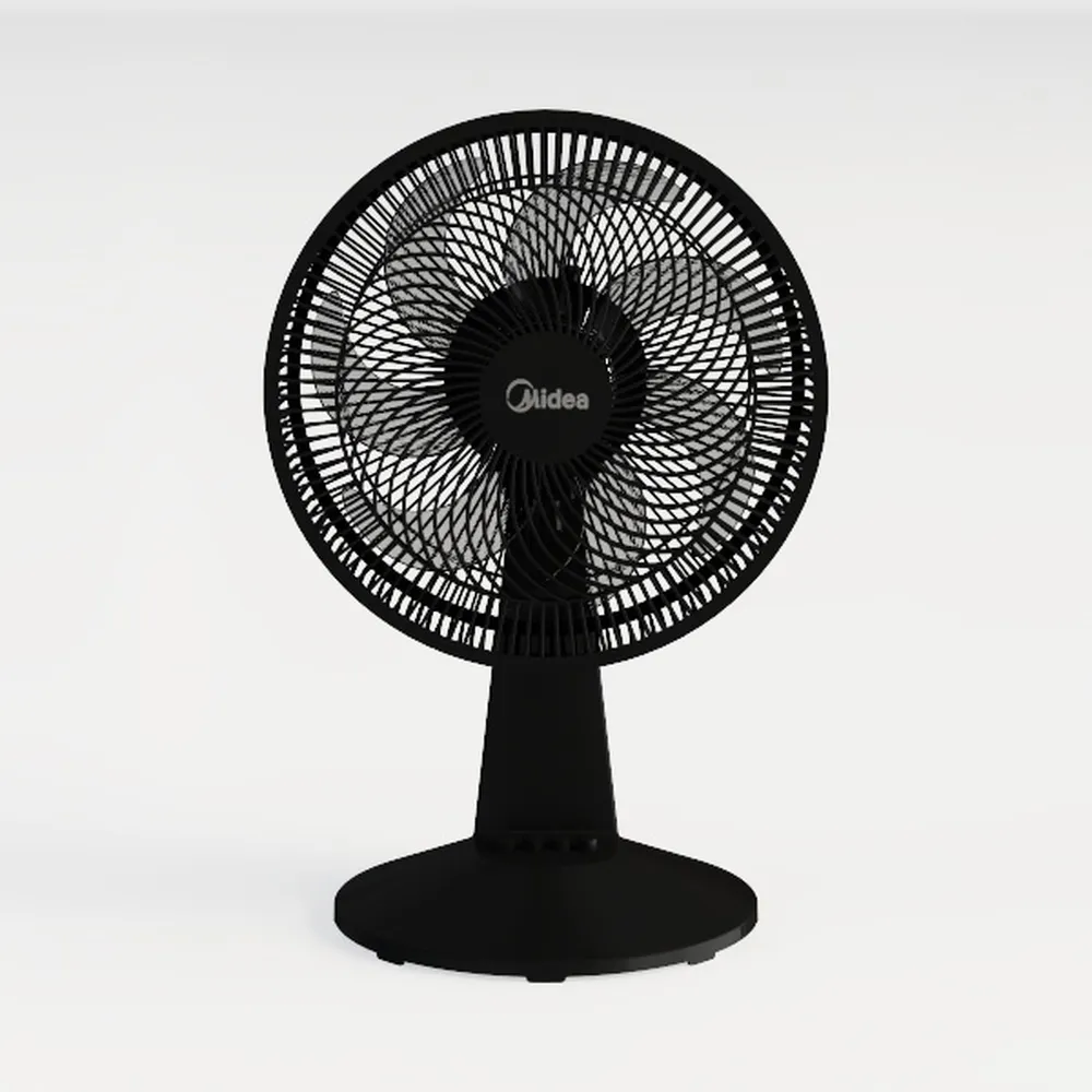 HOLMES 12" Table Fan, 75° Oscillation, 3 Speeds