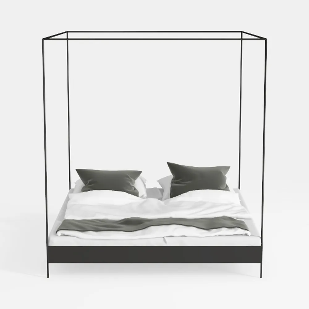 SHA CERLIN Canopy Bed Frame Full Size/Mattress