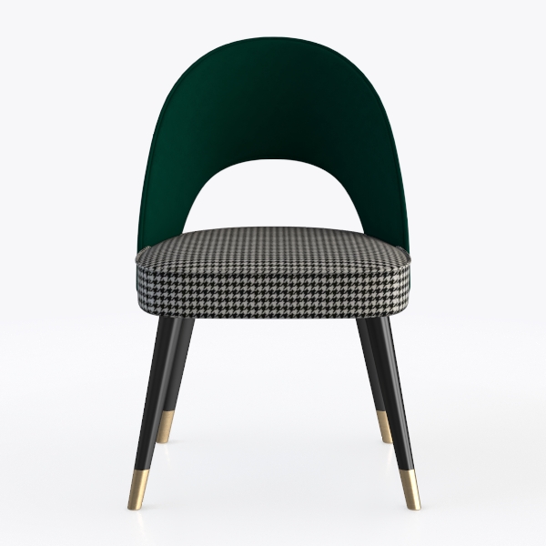 HKYH Velvet Dining Chairs Set of 2 Velvet