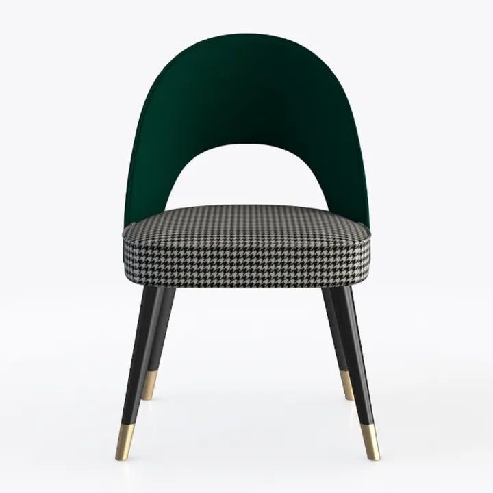 HKYH Velvet Dining Chairs Set of 2 Velvet