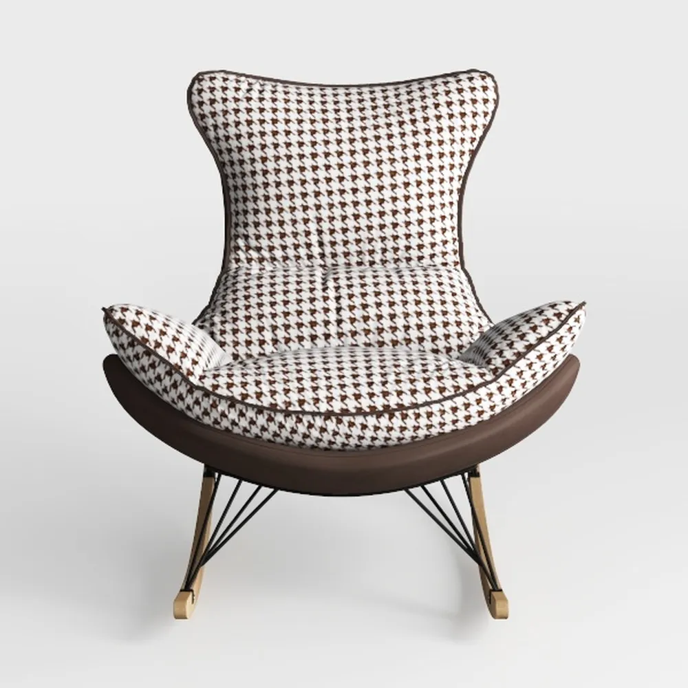 Outdoor Wicker Rocking Chair, Patio Rattan Rocker