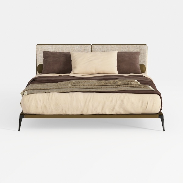 HOMES: Inside + Out Lysandra Modern Bed Frame Quee