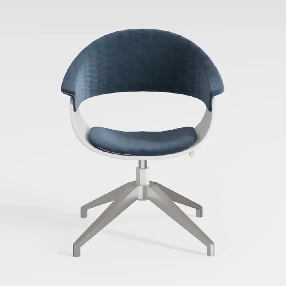 Desk Chair,Comfy Fabric Computer Chair Adjustable 