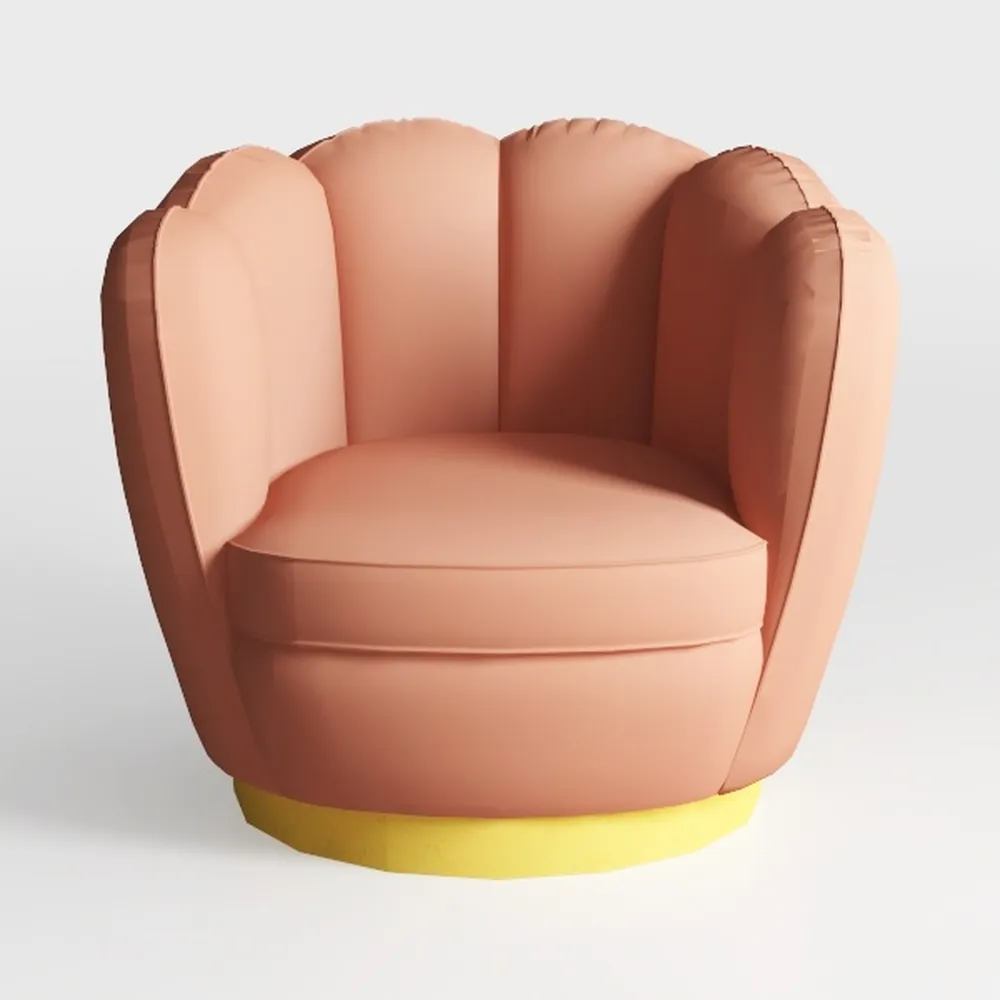 360° Swivel Accent Chair, Mid-Century Modern