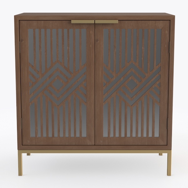 COSIEST 30&quot; W Storage Cabinet with Doors and