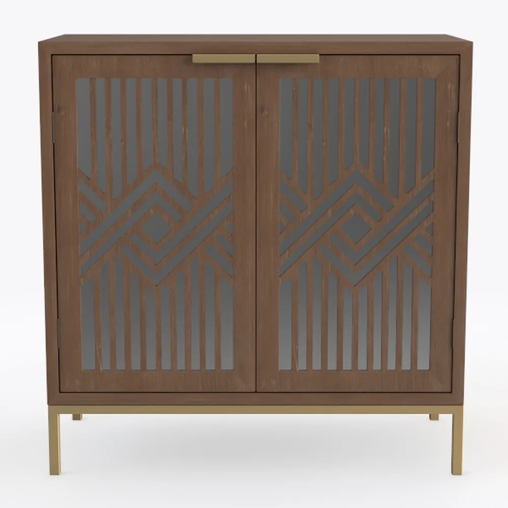 COSIEST 30" W Storage Cabinet with Doors and