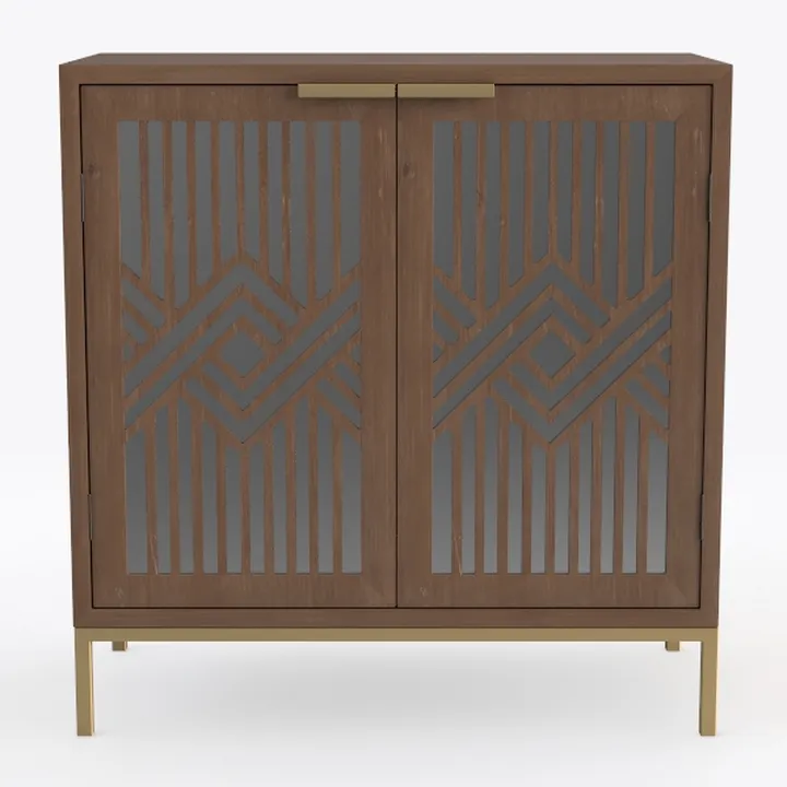 COSIEST 30" W Storage Cabinet with Doors and
