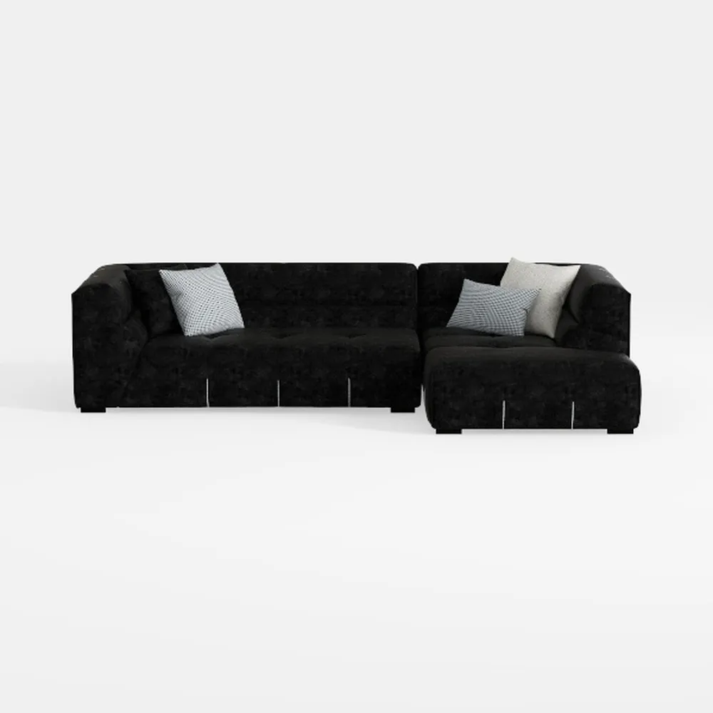 ovios 130.7" Modular Sectional Sofa Couch, U-Shape