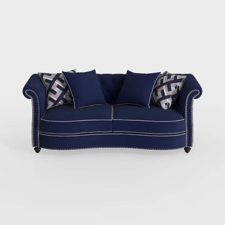Large Sofa, Velvet Sofa Three-seat Sofa Classic