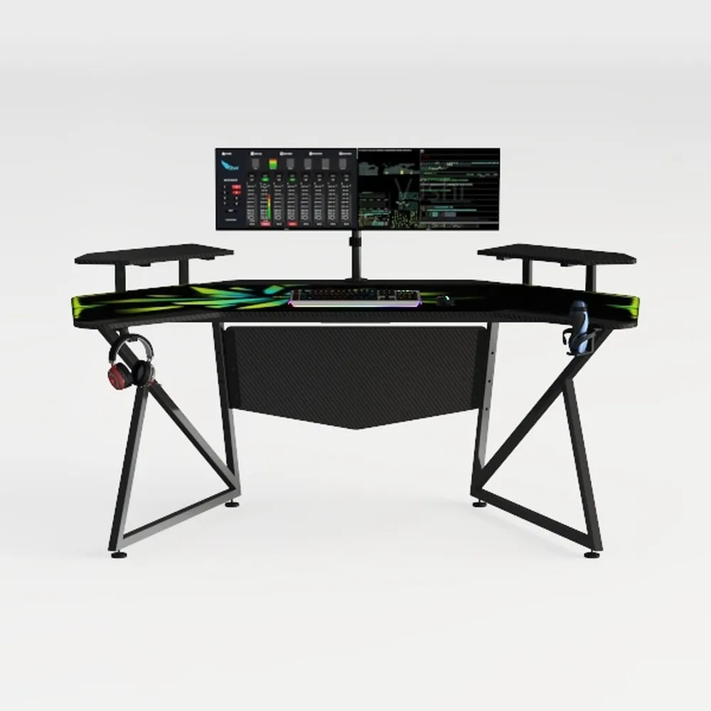 Klobel 72" Standing Gaming Desk with Dual Motor, W