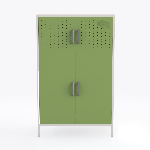 3 Drawer Cabinet with Hollow-Carved 3 Drawer