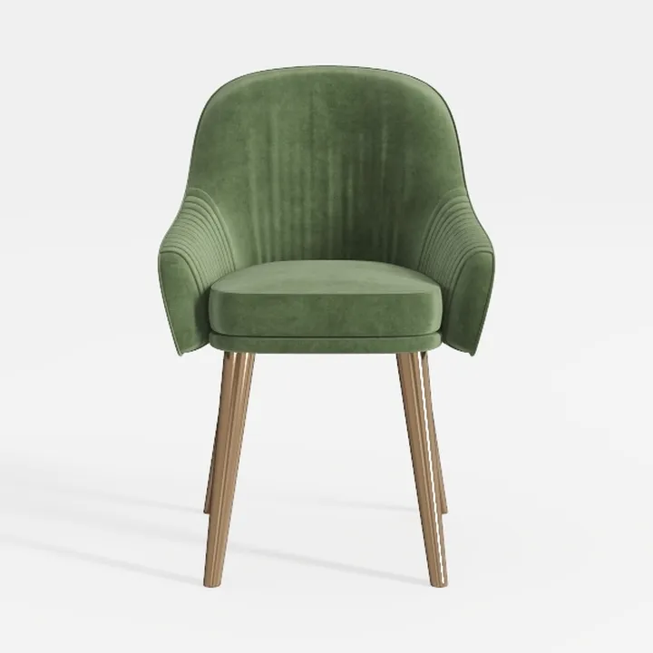 Metal Legs Living Room Chairs,with Backrest Soft