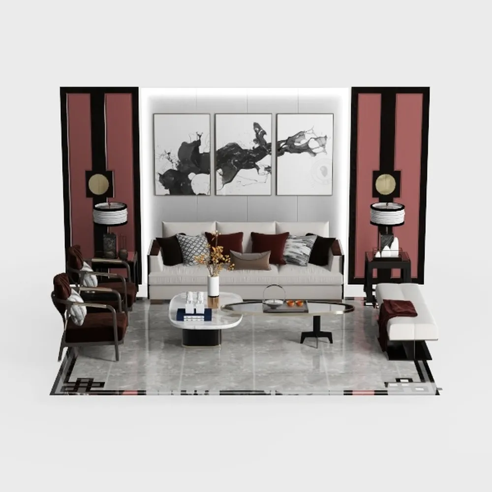 Extendable 3-Seater Sofa Bed with White Sunshade R