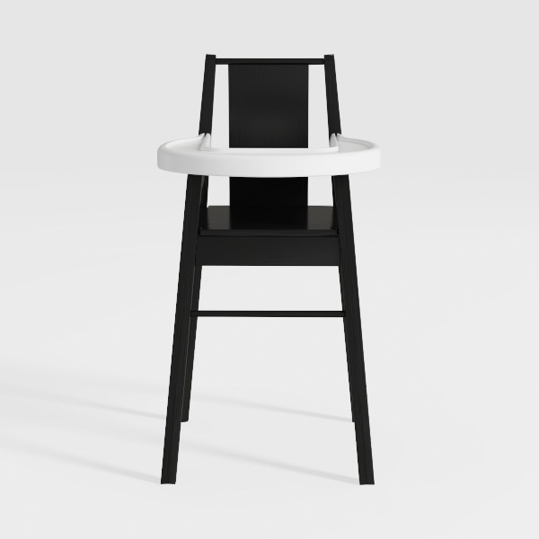 Hercules Series 1000 lb. Capacity Black Resin Fold