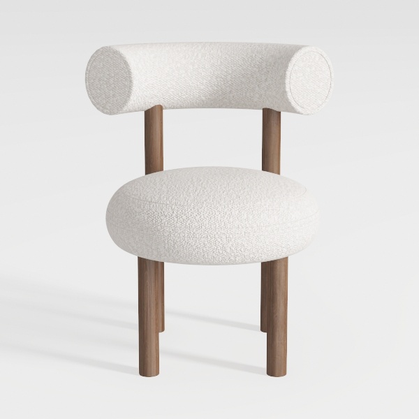 Meridian Furniture 566Cream-C Barrel Collection