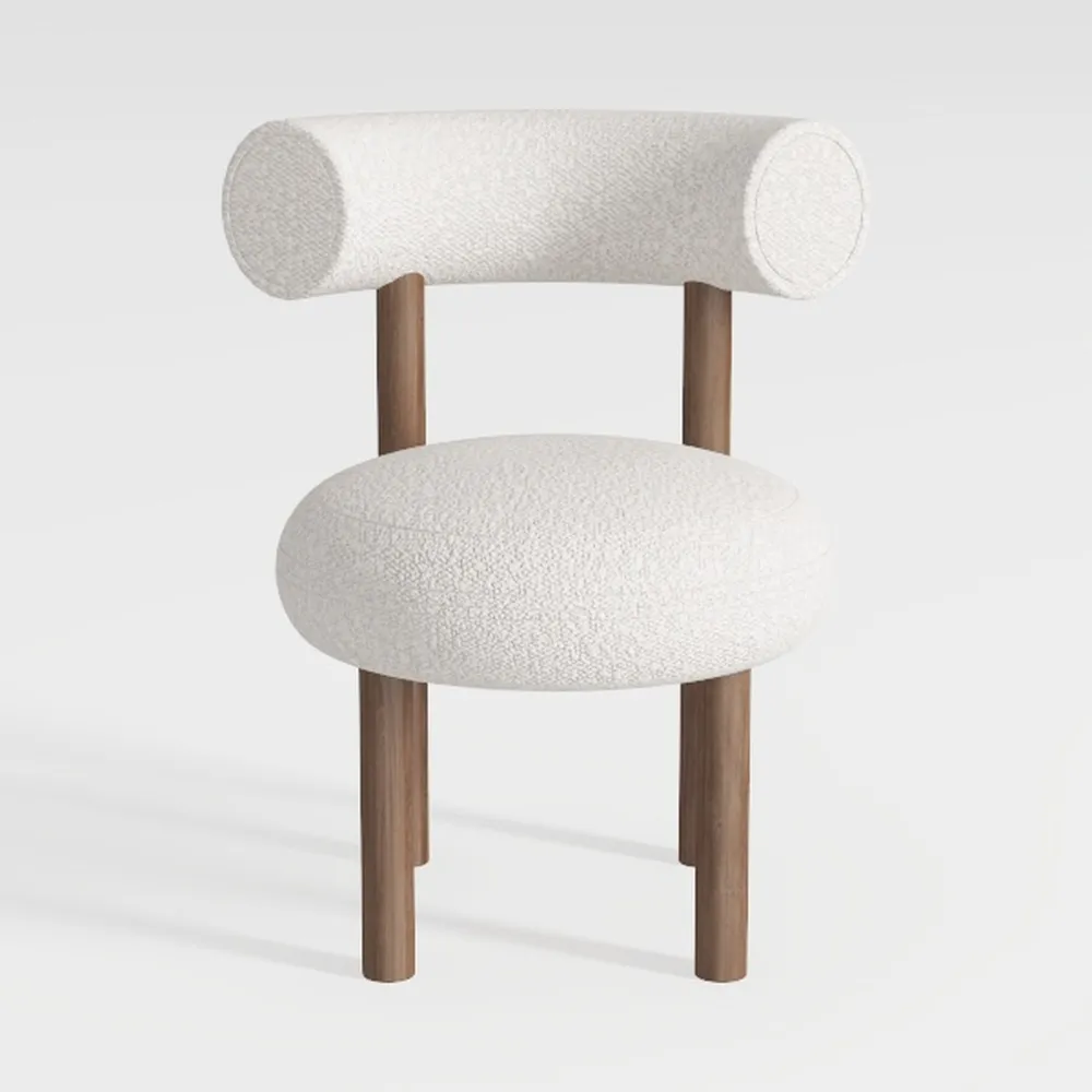 Meridian Furniture 566Cream-C Barrel Collection