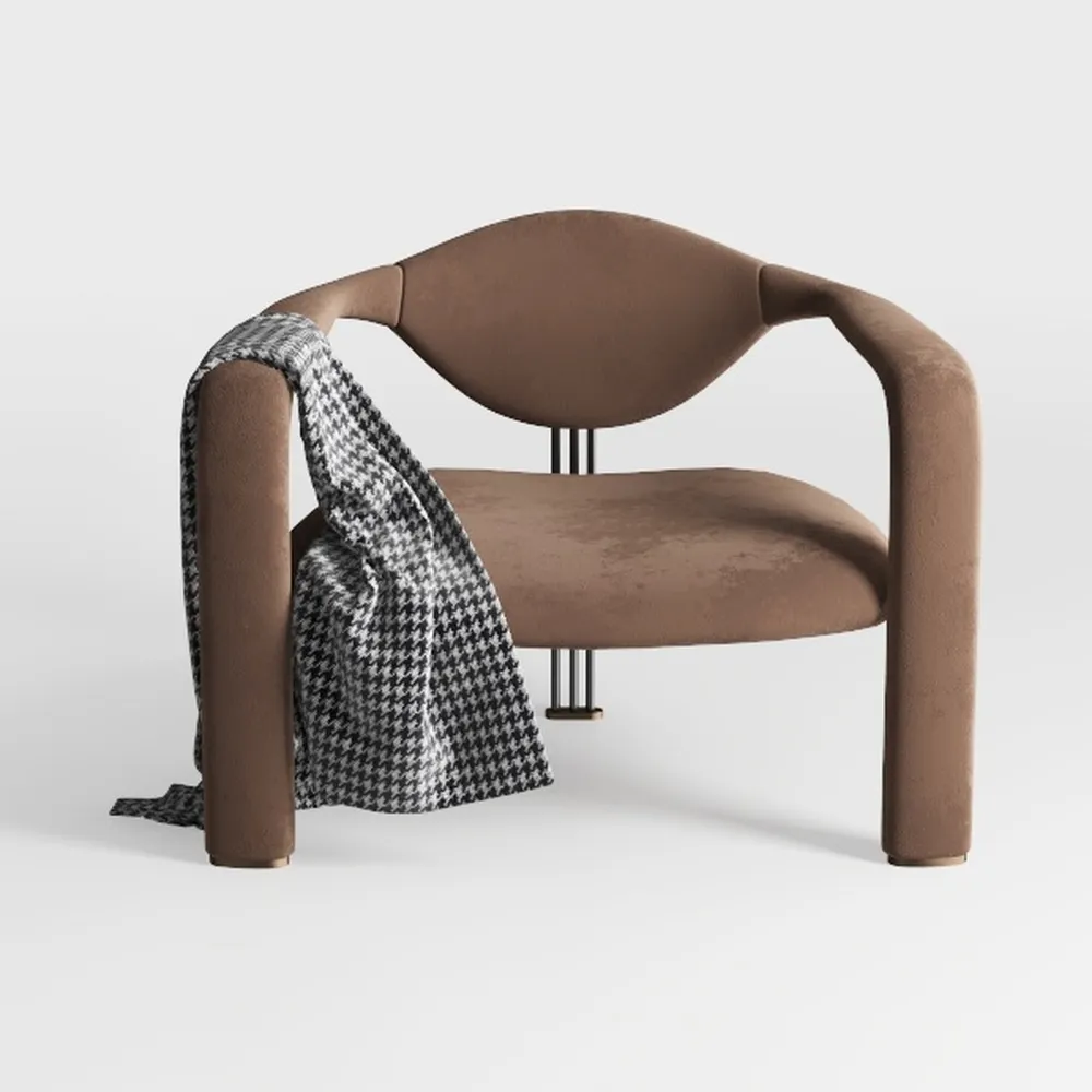 Tov Furniture Marla Chocolate Brown Upholstered Bo