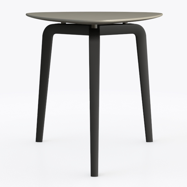 Gray Outdoor Side Table