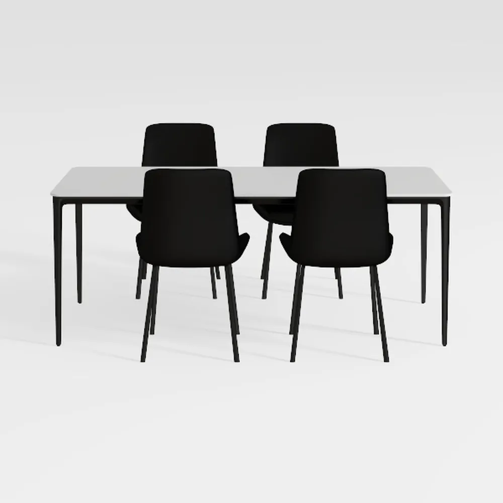 Folding Portable Card Table and Foldable Chair Set