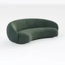 multi-seater sofa-Pantone Color Right 45 Degree View