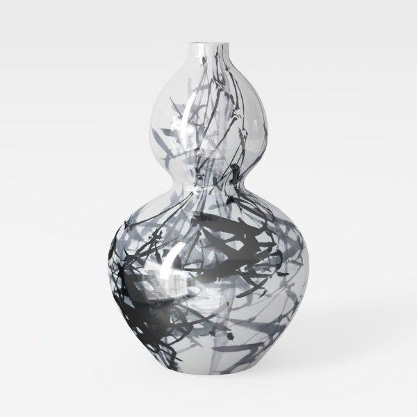 Hollyone Hydrangea Artificial Flowers with Glass