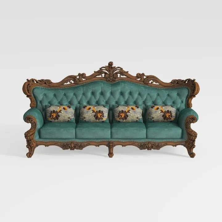 European Classical Solid Wood Combination Sofa