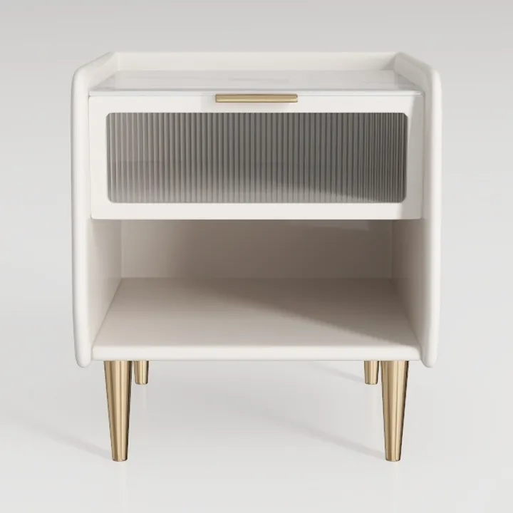 YMYNY Mid Century Modern Nightstand, Side Table