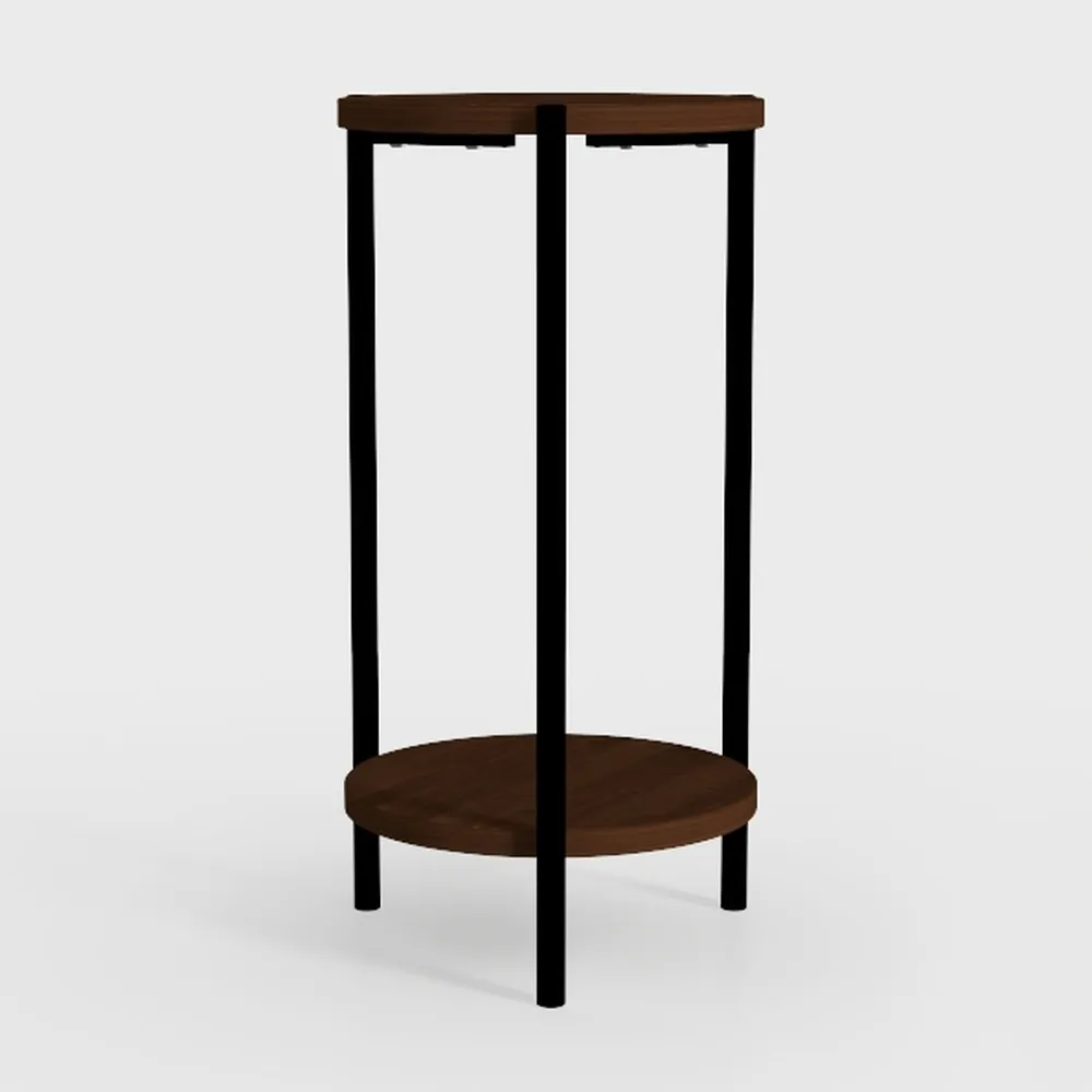 Alaterre Furniture Stowe 20-Inch Round End Table, 