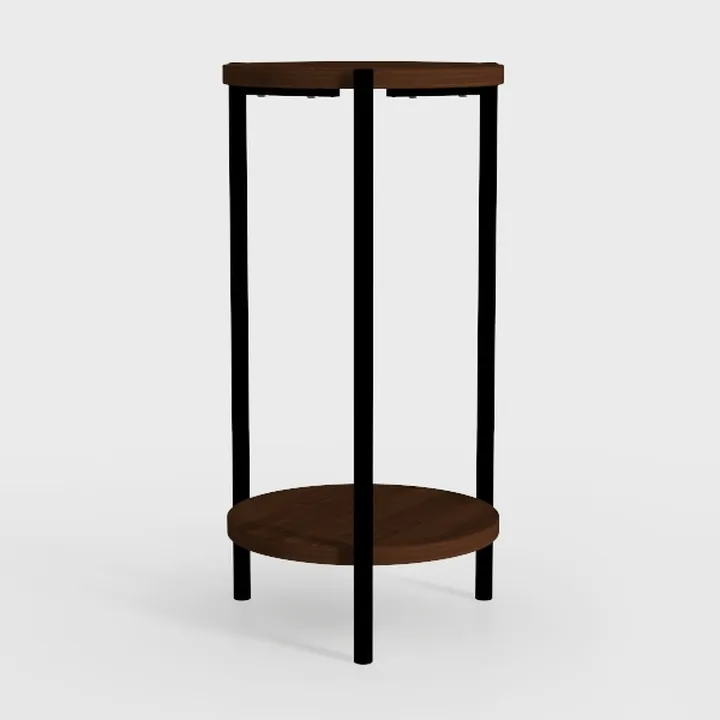 Alaterre Furniture Stowe 20-Inch Round End Table, 