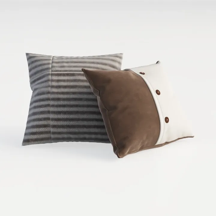 Set of 2 Boho Throw Pillow Covers 24x24,Black Off