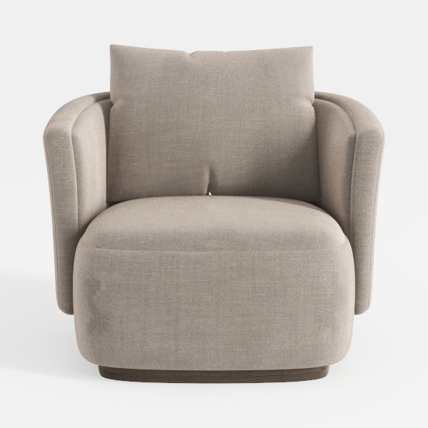 Swivel Accent Chair, Comfy Modern Barrel Chair