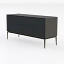 Modern Elegant 4-Door Sideboard with Adjustable Left 45 Degree View