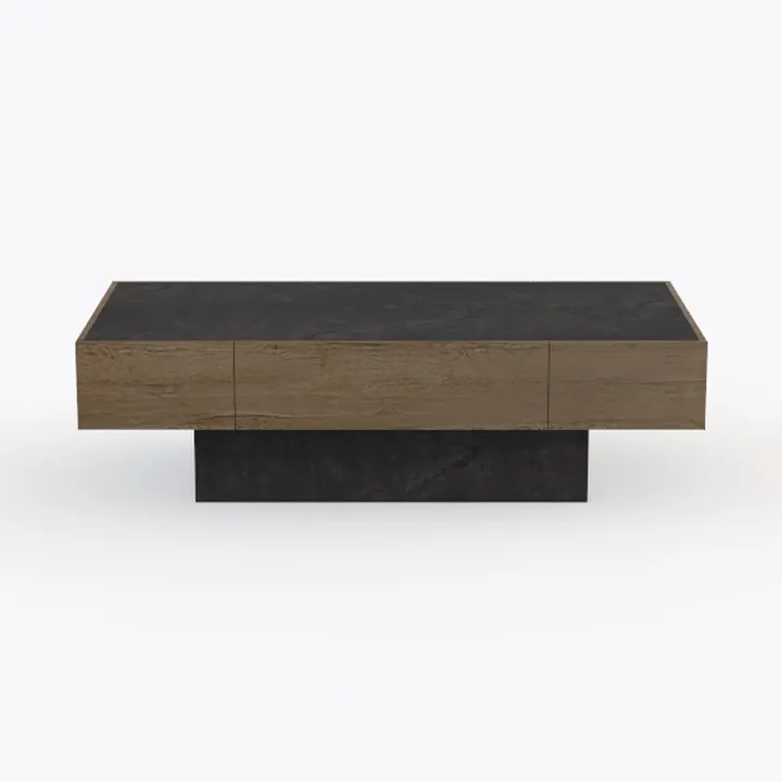 POVISON Mid Century Modern Coffee Table for Living