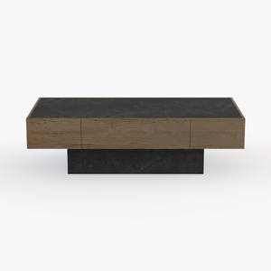 POVISON Mid Century Modern Coffee Table for Living